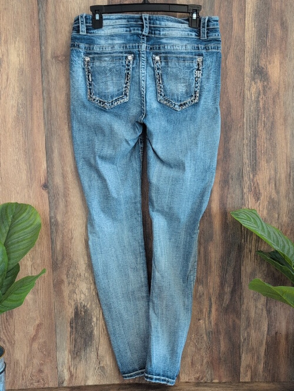 Miss Me Womens Vintage Mid Rise Skinny E12FK56R 30x32 874A